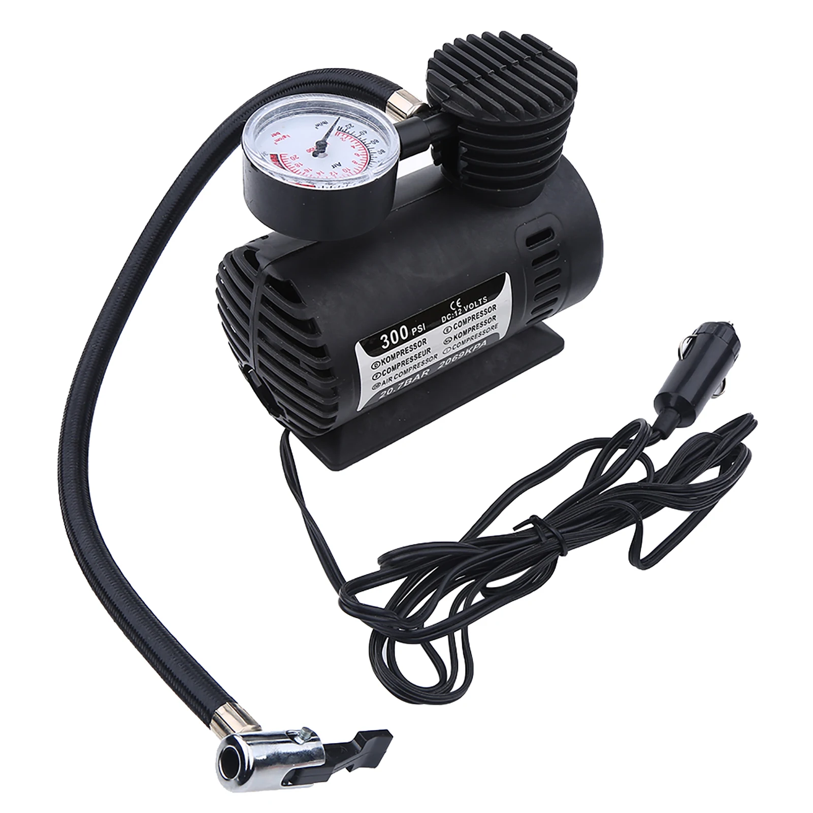 Mini Portable ElectricDigital Tire Inflator Pump 12 Volt Car