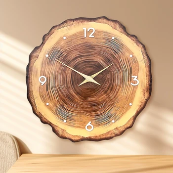 Rustic Wooden Wall Clock 1