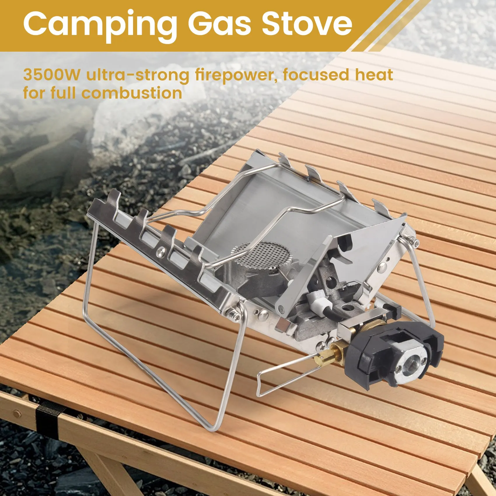 Gas Stove Outdoor Portable Windproof High-Power Cassette Gas Stove Picnic Parts