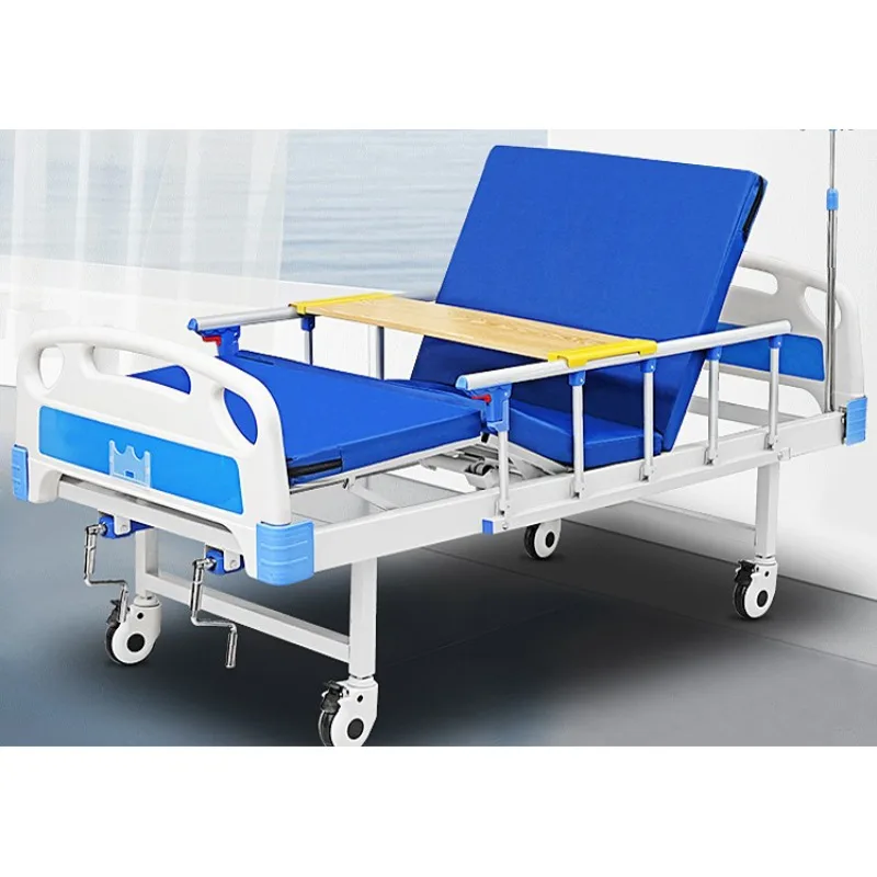 Nursing bed, household multifunctional elderly paralyzed, manual single rocking double rocking bed blind needles side hole elderly sewing stainless steel needle household non threading manual diy apparel jewelry tools equipment