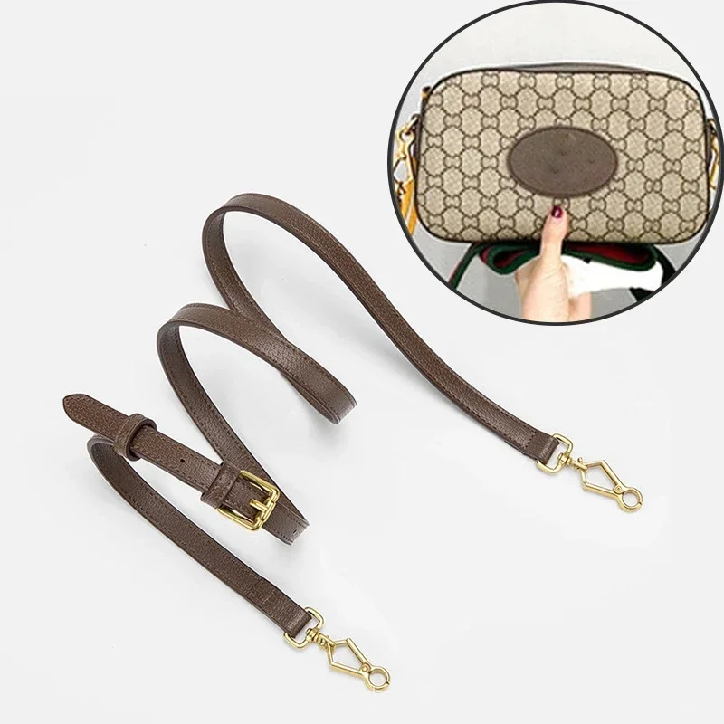 Adjustable Leather Crossbody Bag Strap - Elegant Belt Accessory