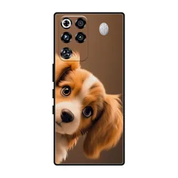 Soft Silicone Shell Protective Cover with Cool Animal Cartoon Pattern for ZTE nubia RedMagic 11 Pro+ (CAVAHMSB01)