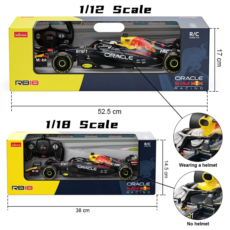 Controle Remoto Racing Car Model Toy para Crianças, F1 Red Bull, Max Verstappen, Champion Formula 1, RB18 #1, Toy Vehicle, Presentes, 1:12