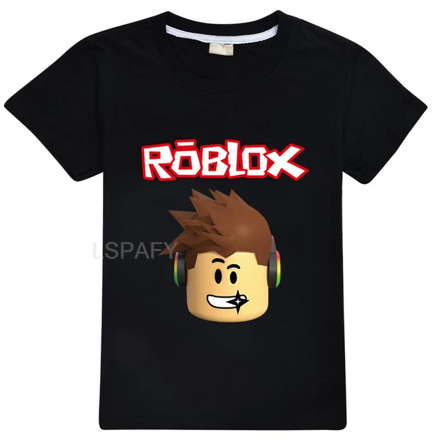 Roblox Children's Short Sleeve T-shirt Cotton Summer Children Clothing  Cartoon Cute Casual T-shirt Boys And Girls Sweatshirt - Animation  Derivatives/peripheral Products - AliExpress