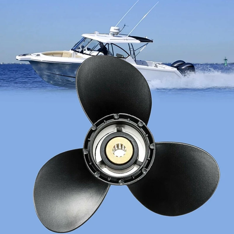 

9 1/4 X 9 Boat Outboard Propeller Fit For Suzuki 8-20HP 58100-93723-019 Marine Propeller Aluminum Alloy 10 Spline Tooth