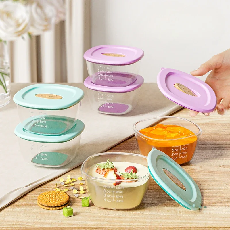 Lunch Box,Portable Food Storage Box 4pcs/set Student School Children's Storage Complementary Food Strawberry Bento Camping Picnic Food Container