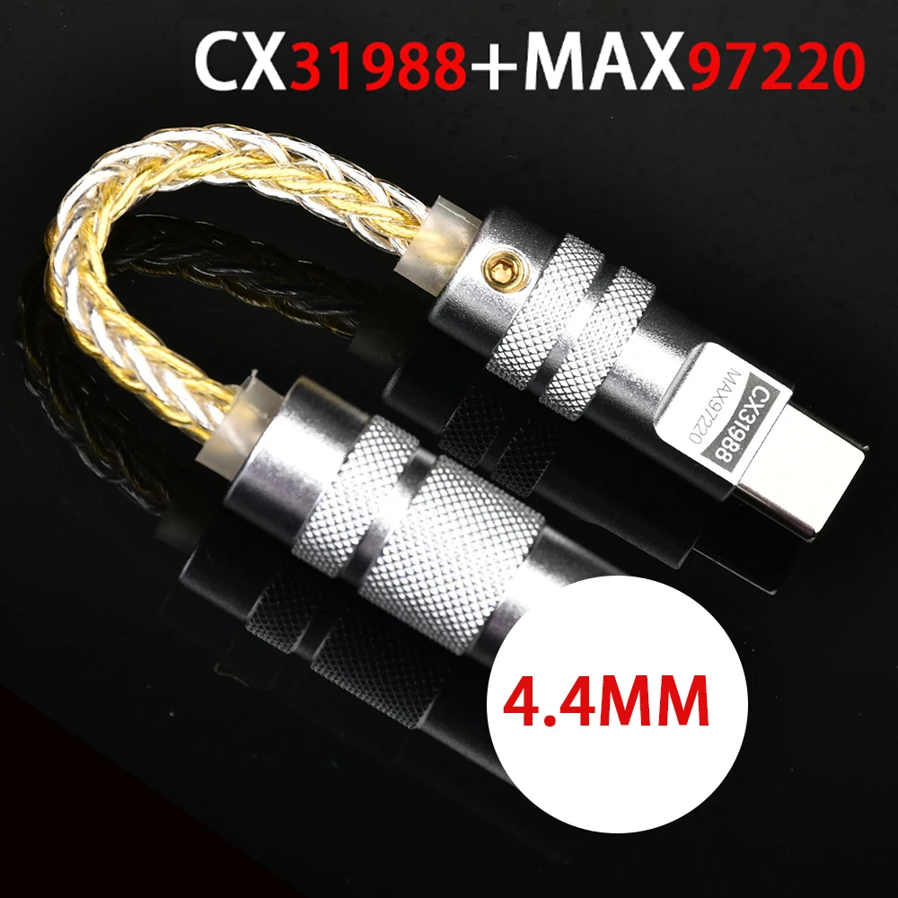 Enhanced Hi-Fi Audio Adapter - Upgraded Dual Chip Digital Amplifier, 32Bit/384kHz DAC, Type-C to 3.5mm