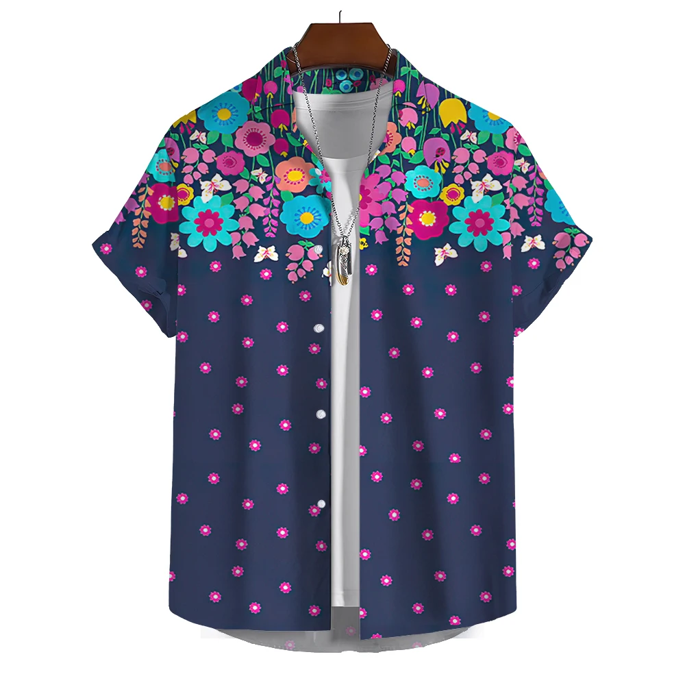 

2024 Men's Shirt Summer Hawaiian Short Sleeve Shirt Casual Comfortable Clothing 3d Printed Pattern Clothes Men Comfortable Wear