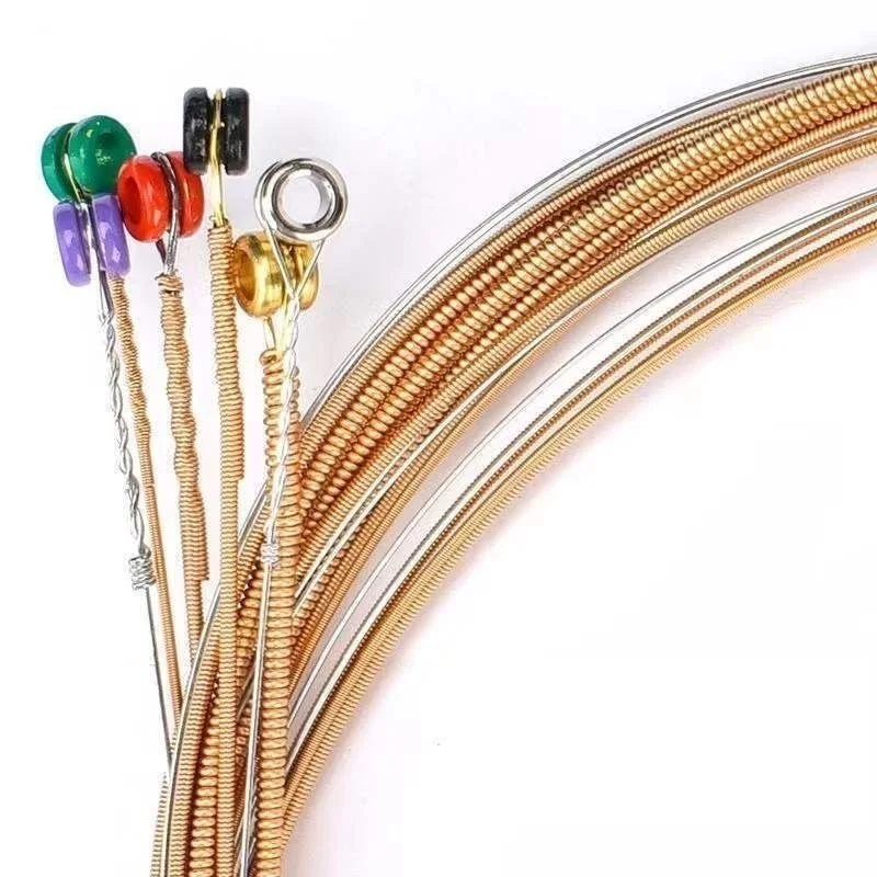 Acoustic Guitar Strings Coated Phosphor Bronze Extra Light 10-47 For 6 String Guitar