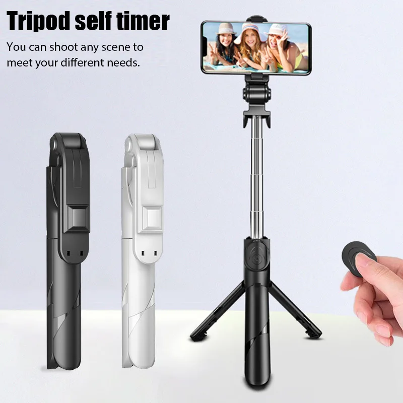 Selfie Stick Tripod With Remote Control Portable Tripod For Phone Bluetooth Foldable Telescopic Stick For iPhone Huawei Youtube - ANKUX Tech Co., Ltd