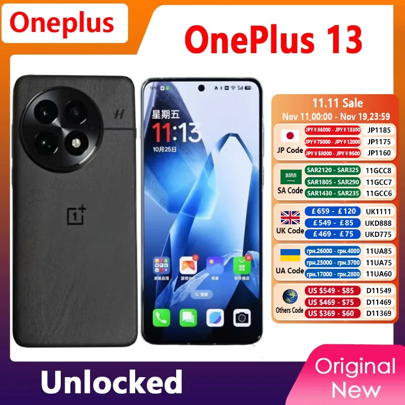 New OnePlus 13 Smart Phone Snapdragon 8 Elite Hasselblad Camera