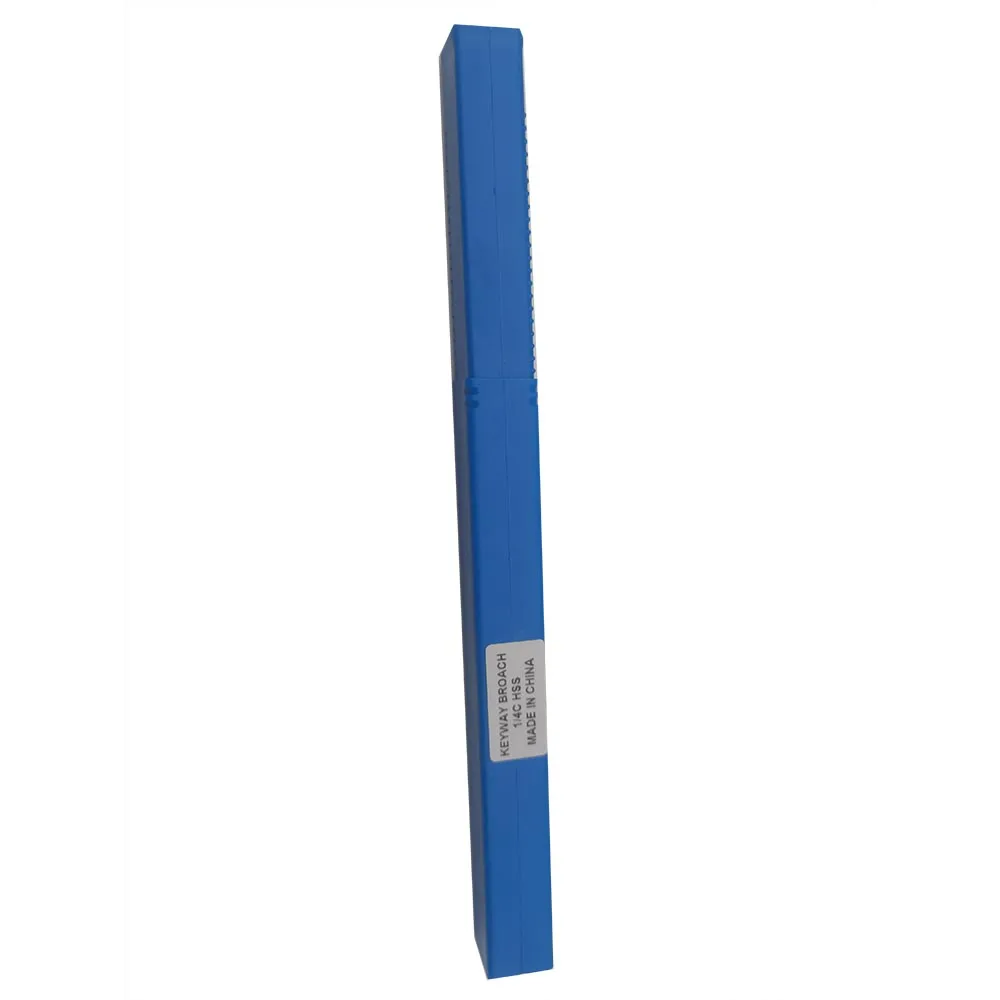 Keyway Broach Tools 1/4 C Push Type Keyway Broach Inch Sized High Speed Steel HSS Cutting Tool for CNC Broaching Machine Metalworking