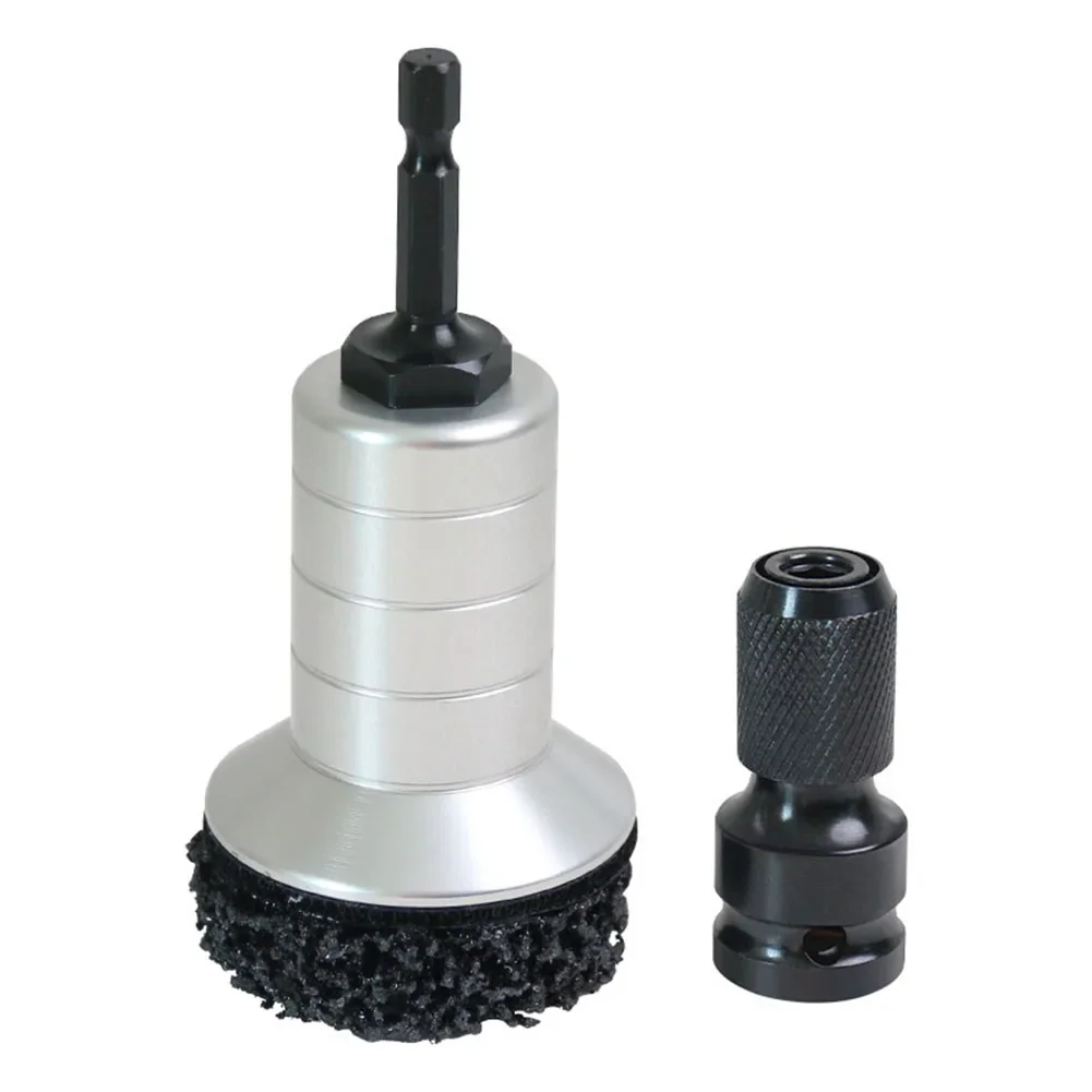 2pcs/set Car Hub Rust Remover Wheel Hub Shaft Head Rust Removal Cleaning Pad Holder Brake Disc Removal Tools