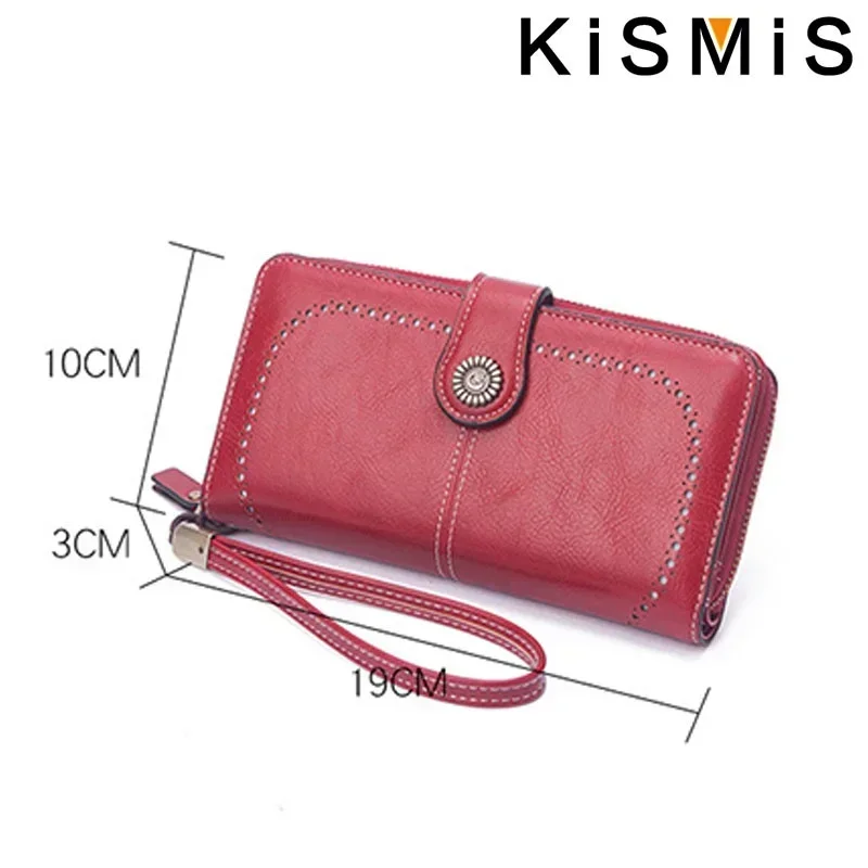 Elegant Women's High-Quality RFID Leather Wallet with Multi-Card Holder