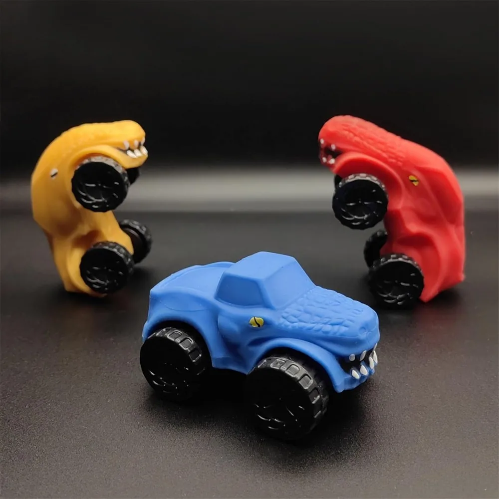 Squishy Kneading Deformed Toy Car TPR Stretch Slow Rebound Axolotl Dinosaur Police Car Squeeze Fidget Toys for Adults Kids 4