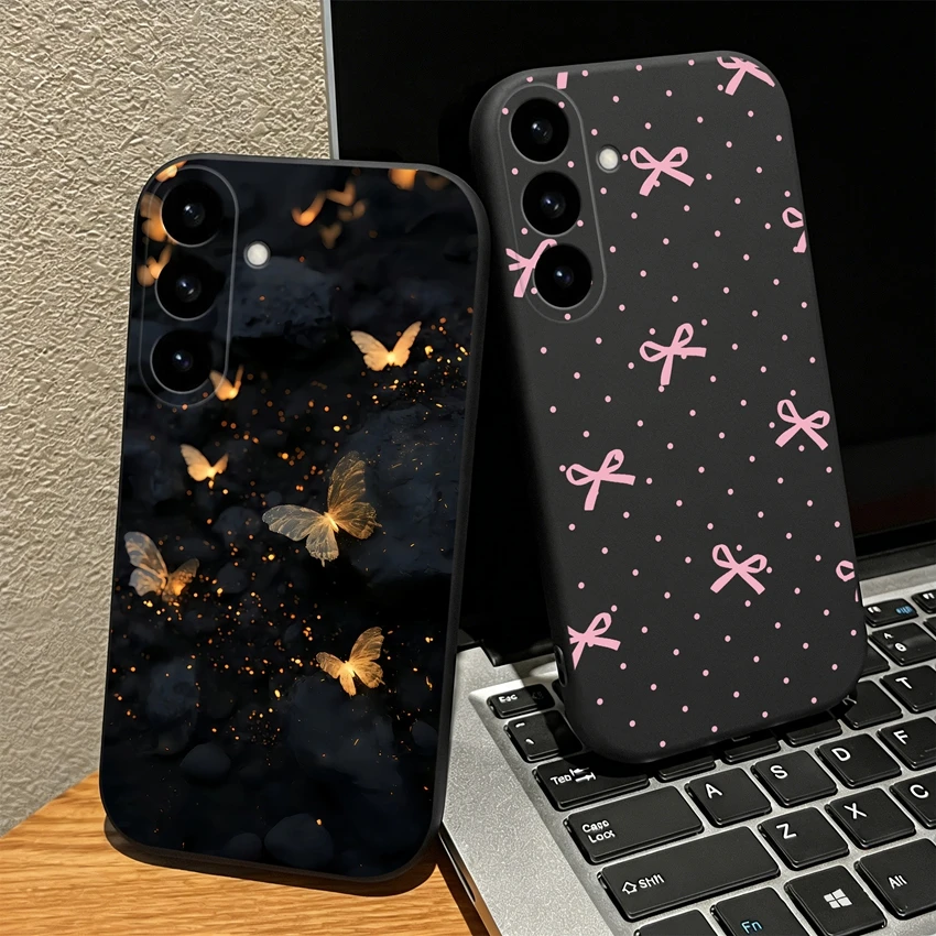 Abstract Art Pattern Soft Matte Silicone Phone Case - High-Quality Bumper Shell