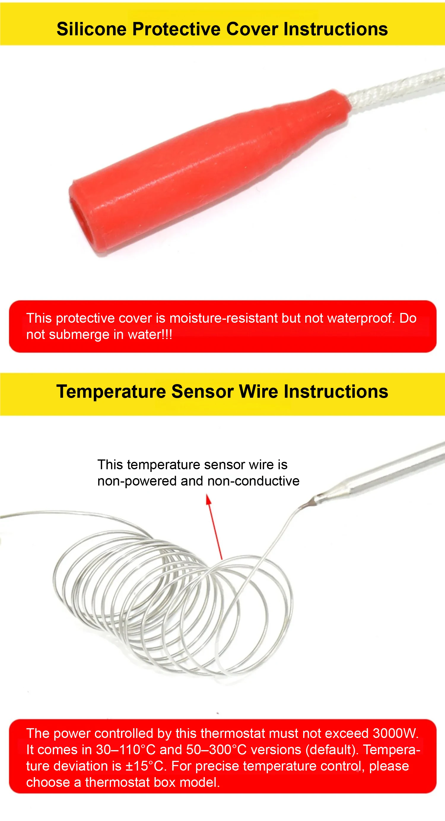 ZLJRB Cast Aluminum Adjustable Heating Plate Set 220V Thermostat Heater 50-300°C
