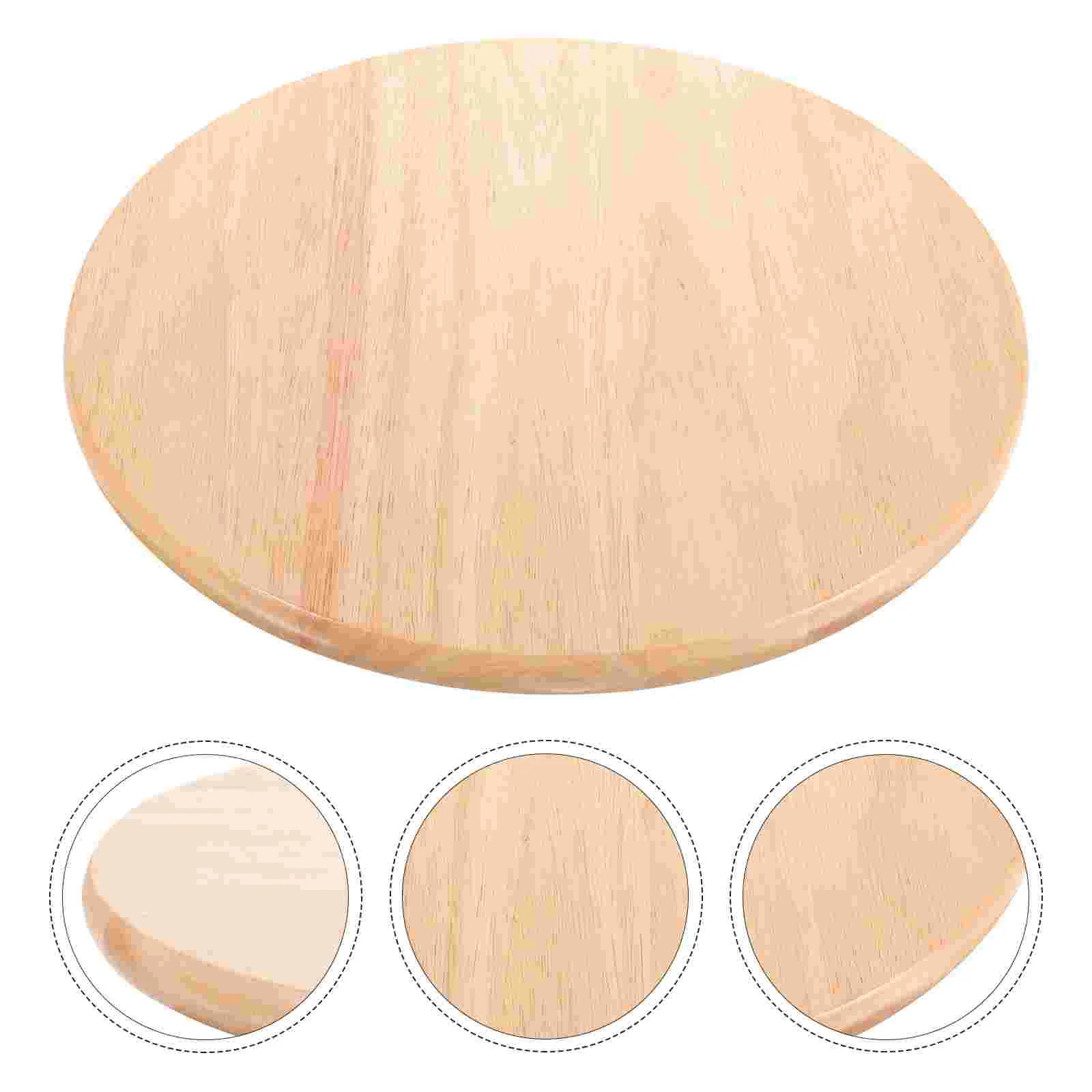 

Round Stools Seat Replacement Wooden Stools Cover Canteen Stools Wood Surface for Canteen