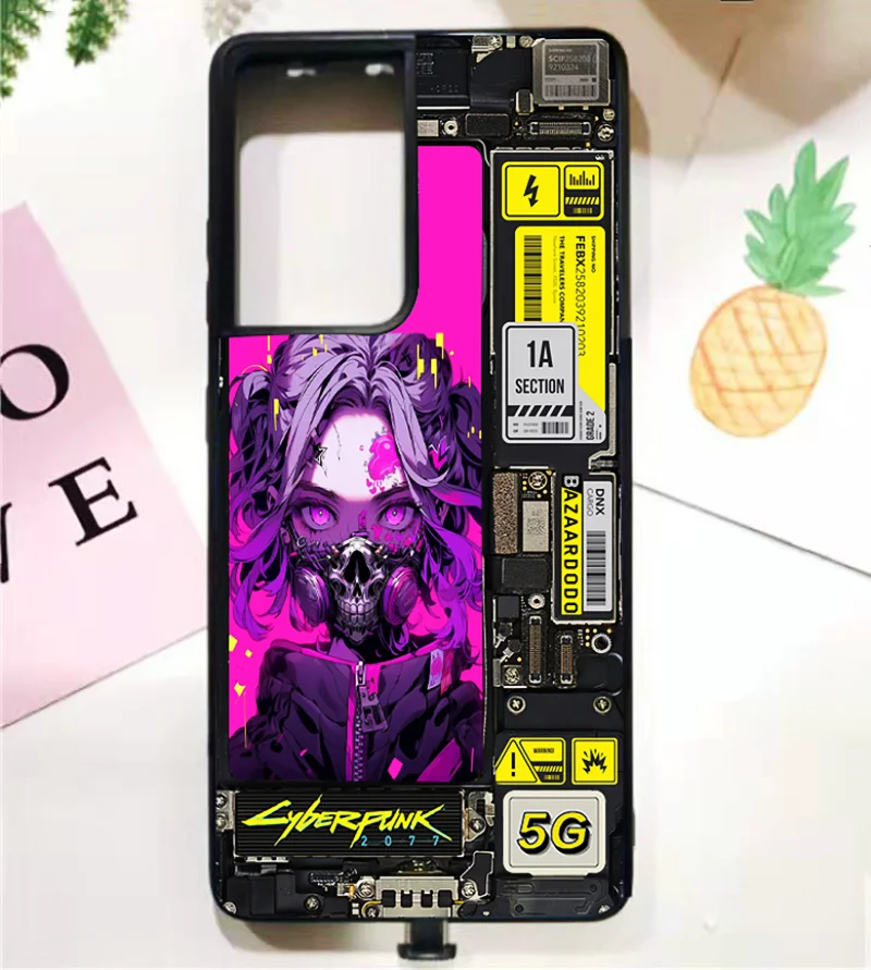 Rog Phone 7 Pro Luminoso Led Call Light Up Custodie Per Telefoni Flash Per Asus Rog Phone 7 6 5 3 Accessori Per Cover Mobile In Vetro Di Illuminazione