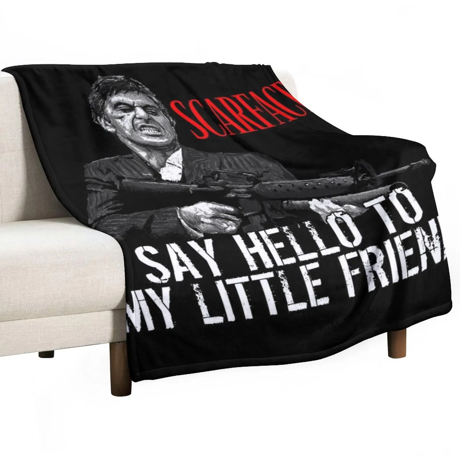 

Tony Montana Icon 2 Throw Blanket Camping Blanket sofa bed Multi-Purpose