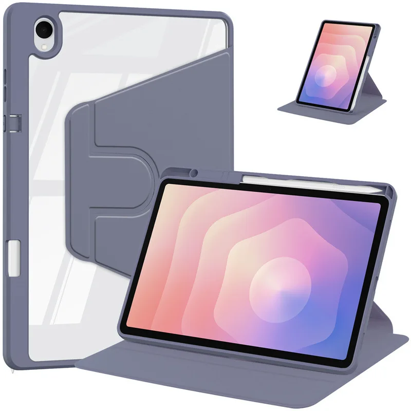 Acrylic Rotating Stand Tablet Case