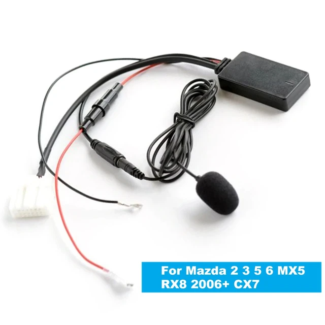 Adaptador de Cable de micrófono manos libres para coche MX5 Mazda