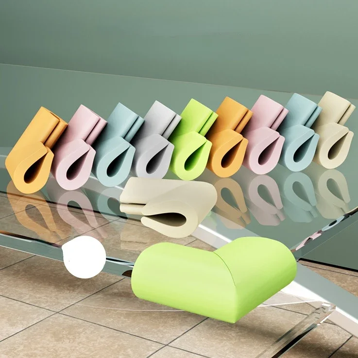 20 Pcs Child Baby Table Safety Corner Furniture Protector Strip Soft NBR Desk Edge Corners Protection Guards Cover for Toddler