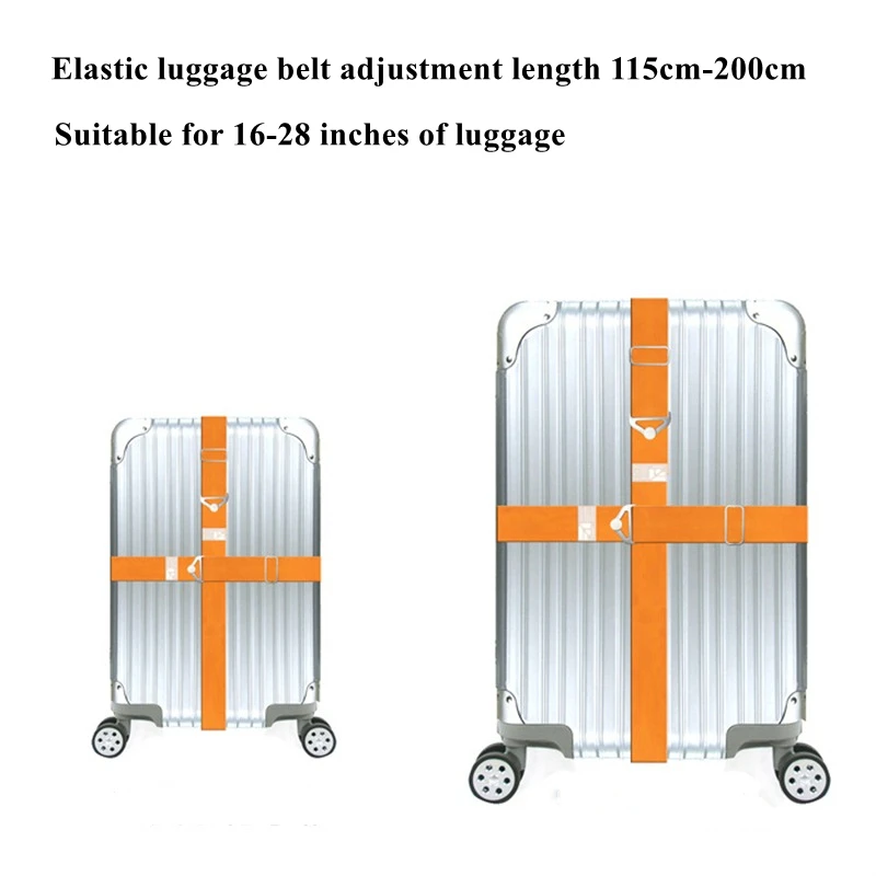 Luggage Strap 1pcs Adjustable Nylon Lock Buckle for Travel Suitcase