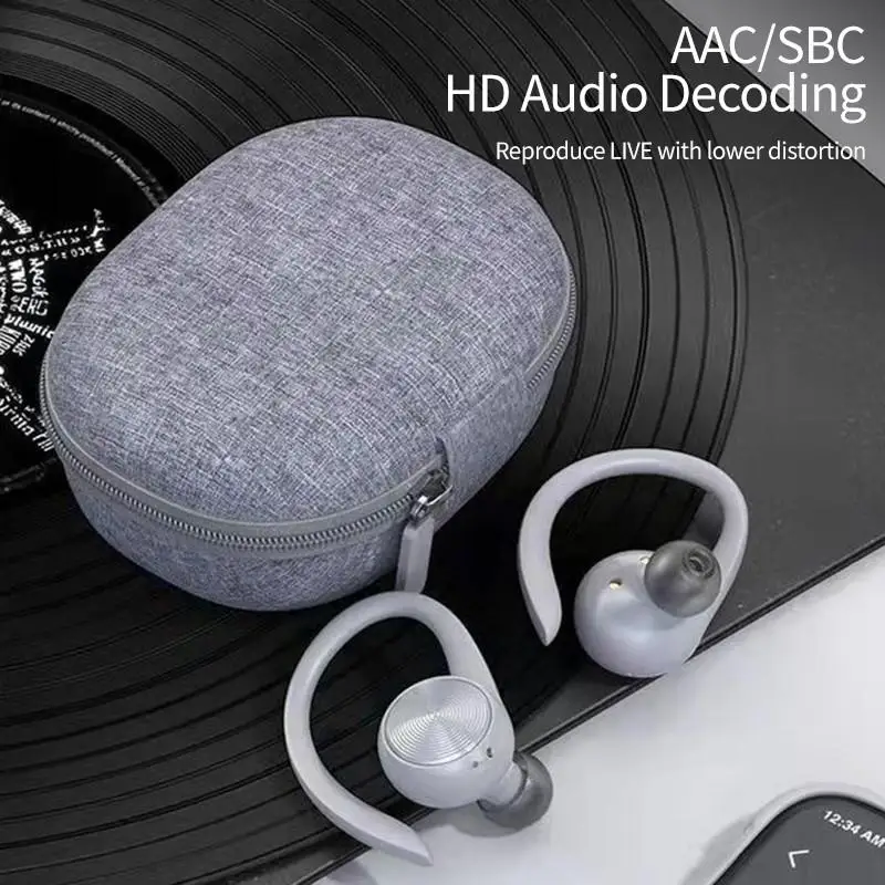 Tws Fones de Ouvido Bluetooth Tecido Estilo Nórdico Esportes Impermeável Gaming Cancelamento de Ruídos hi fi Subwoofer Fones de Ouvido sem Fio J92 - Image 3