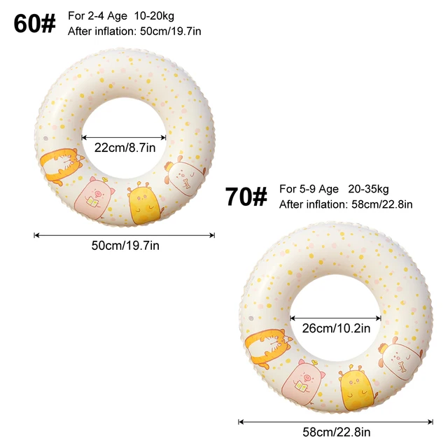 1PC Inflatable Pool Floats, Adult Summer Thick Swimming Ring, Suitable For Use As An Underarm Floating Ring At Pool Parties. 5