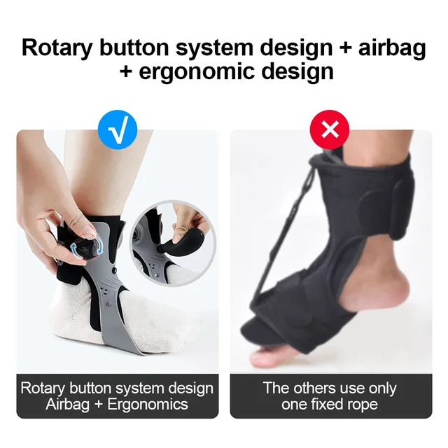 Ankle Brace for Sprained Ankle, Ankle Support with Side Stabilizers for Men Women, Ankle Splint Stabilizer Volleyball Basketball 4