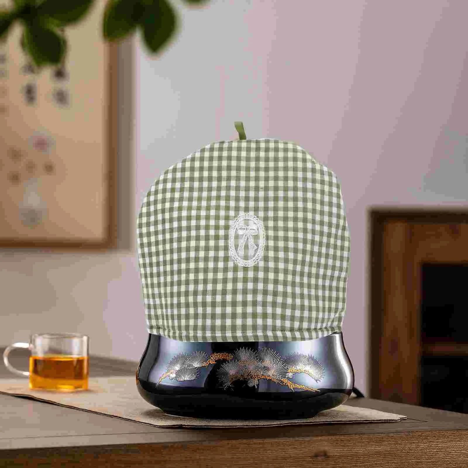 Proper Size Lightweight Cotton Tea Cozy Insulation Cover Teapot Protector Household Warm Cover Dust Prevention Cozy For Kitchen
