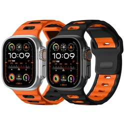 Premium Silicone Watch Strap - Vibrant and Durable Bracelet for a Comfortable Fit (Color combination 1)