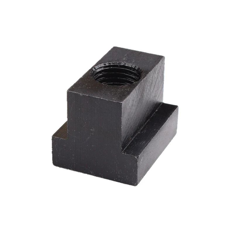 2pcs M6 M8 M10 M12 M16 M18 Oxided 45# Steel Grade 8.8 Finish T-Slot HRC:23-32 T-nut T-block T-groove Pressing Plate Nut