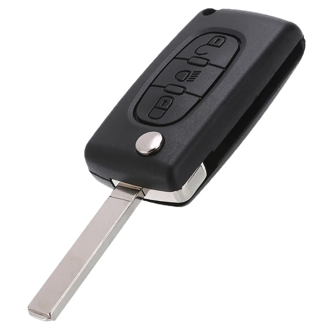 Maytr 1pc 3 Button Flip Remote Key Shell Automobile Fob Case Shells For  Citroen C2 C3 C5 C6 C4 Picasso Accessories - AliExpress