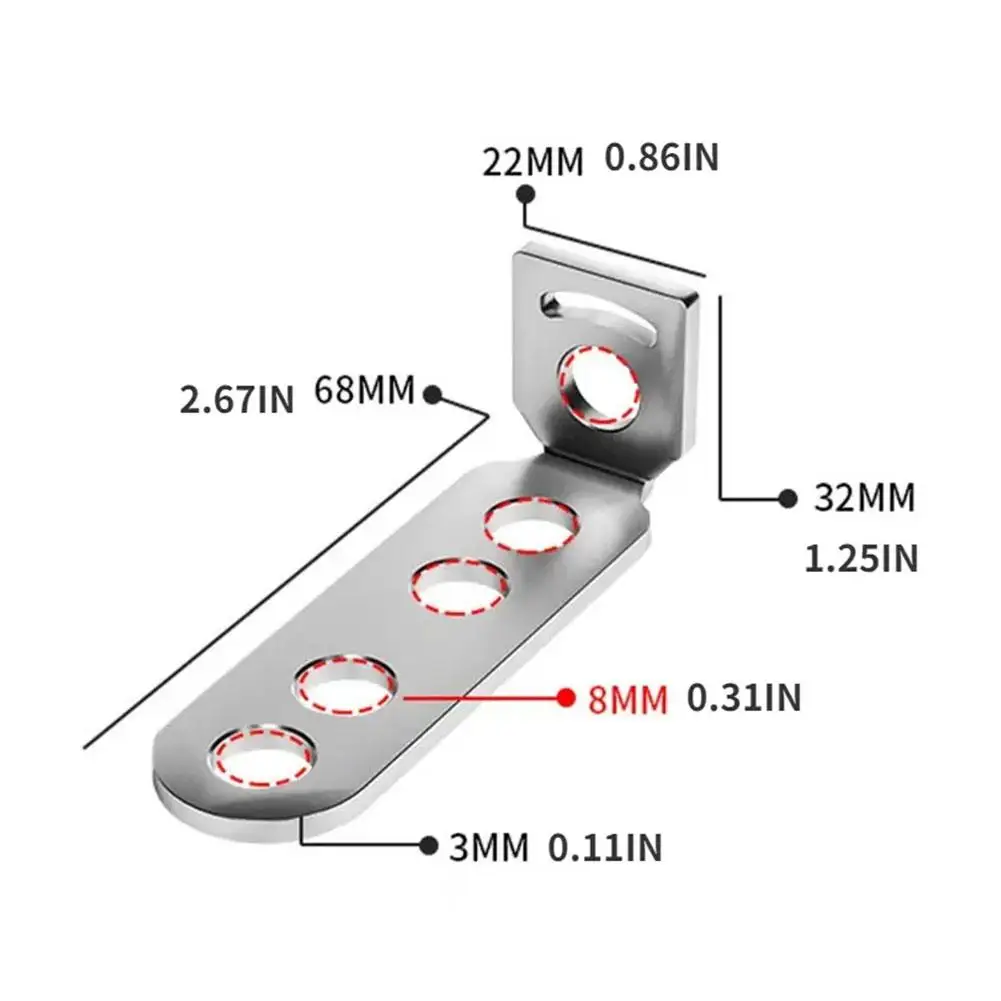Motorcycle Headlight Mount Universal Mounting Bracket For Motorcycle Headlight Rearview Mirror Spotlight Signal Lamp Fixed Bracket