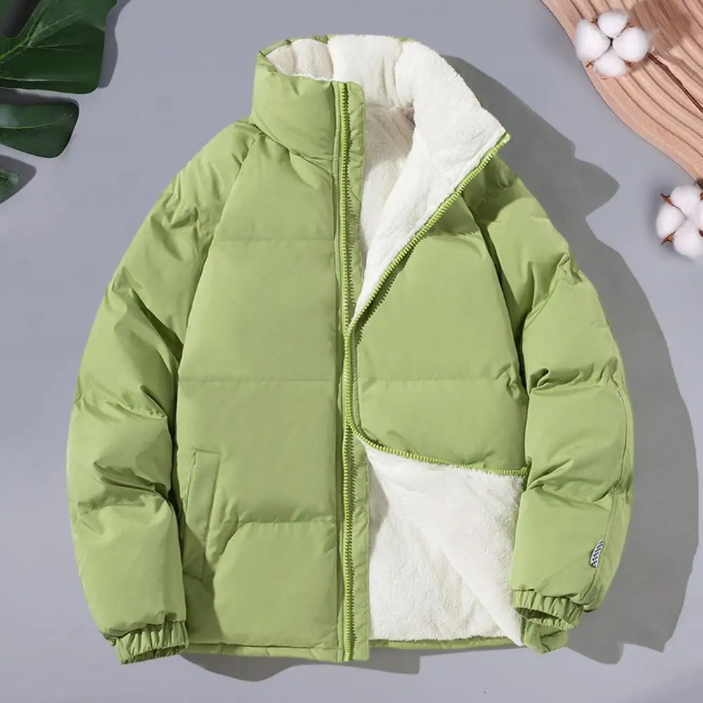 

Hot Sale Men Women Winter Jacket Thicken Warm Cotton Winter Snow Coat Padded Down Jacket New Couple Cold-Proof Overcoat