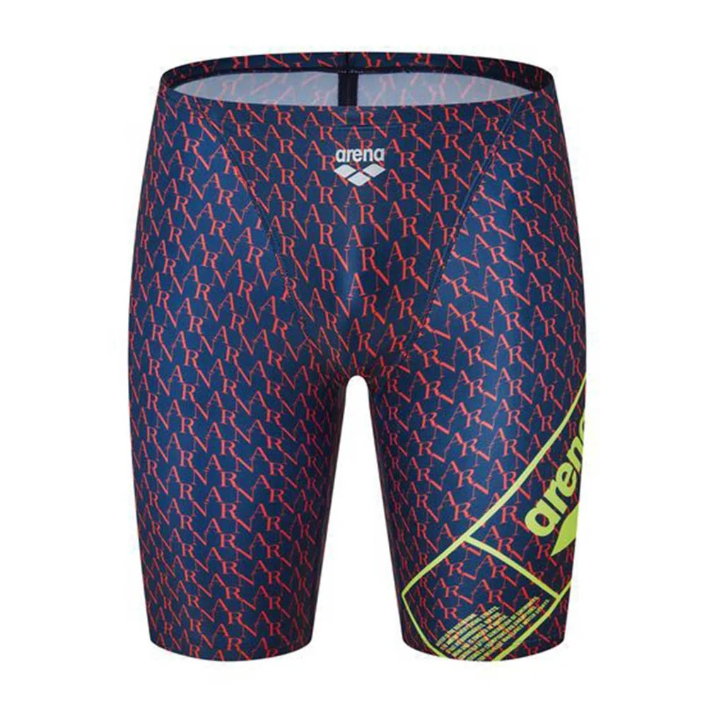 Mens Swim Trunks Men's Swim Jammers Swimsuit Shorts Swimming Trunks Athletic Training Swimwear Print Lycra Beach Tights Shorts Sports Surf Pants