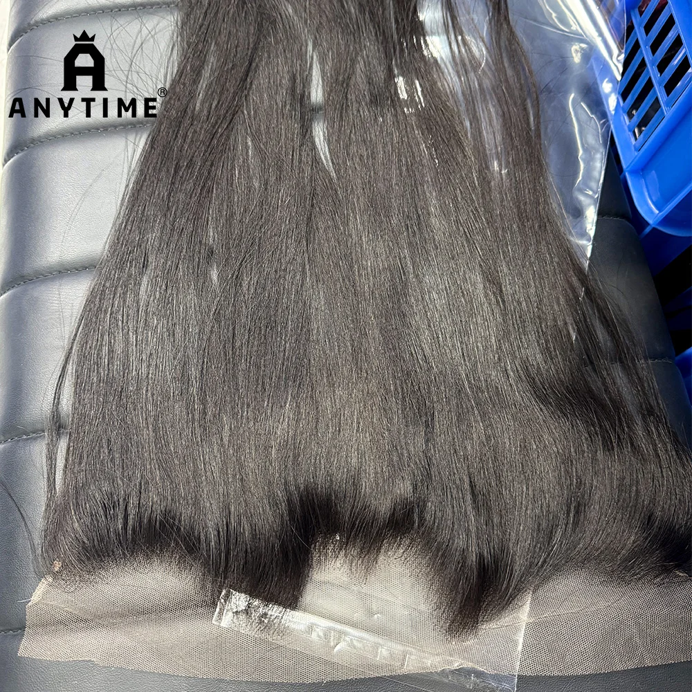 Straight 13x4 HD Invisible M Style Hairline Lace Frontal 100% Human Hair Preplucked Natural Color 13x4 Lace Frontal For Women