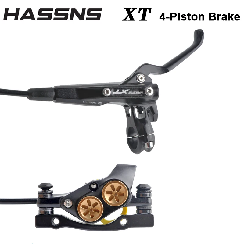 HASSNSXTHydraulicBrakesMtb4PistonsDiscBrakesForMountainBike