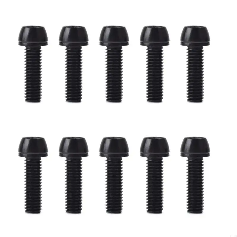 Bike Disc Brake Caliper Bolts Bike Stem Bolts 5x20mm/M6x20mm Bicycles Stem Screw with Spacer Handlebar Part