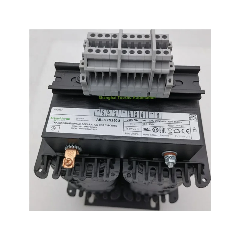 

Новый оригинальный трансформатор напряжения ABL6TS250U-230 .. 400 В-1x230 В-2500 ва