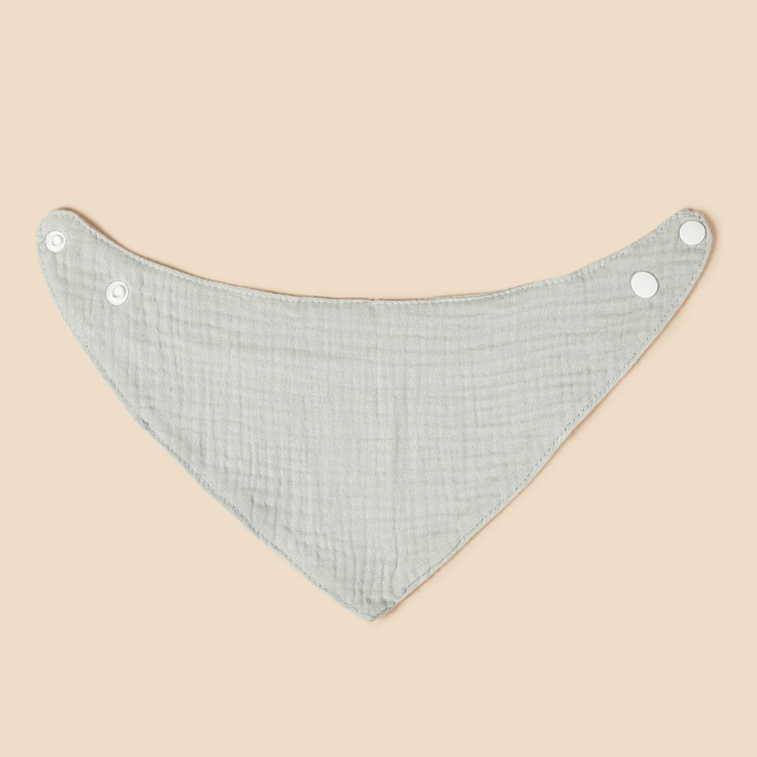 7-Piece Baby Soft Cotton Bibs-Mealtime Messes Solution!
