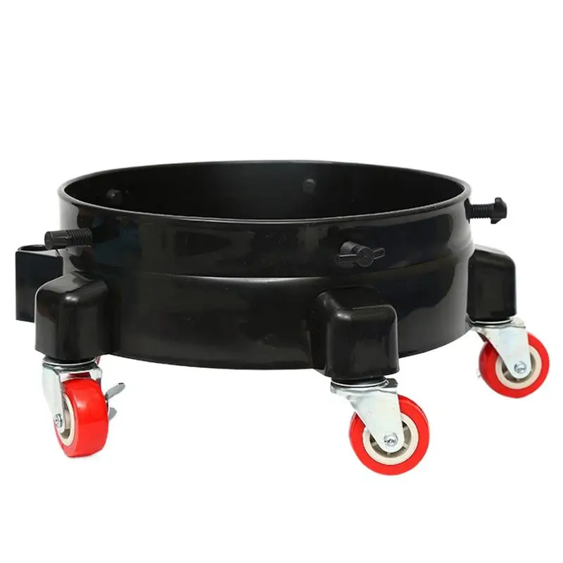 Car Wash Bucket Roller Bucket Cart Rolling Dolly 360 Swivel Storage Tray With Wheels For Car Wash Tools Accessory car wash bucket rolling bucket dolly
