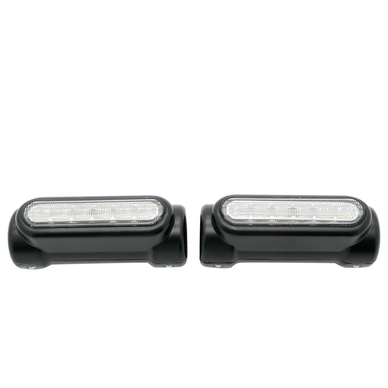 

3X Motorcycle LED Highway Bar Switchback Driving Light/Turn Signal Light For (Black)