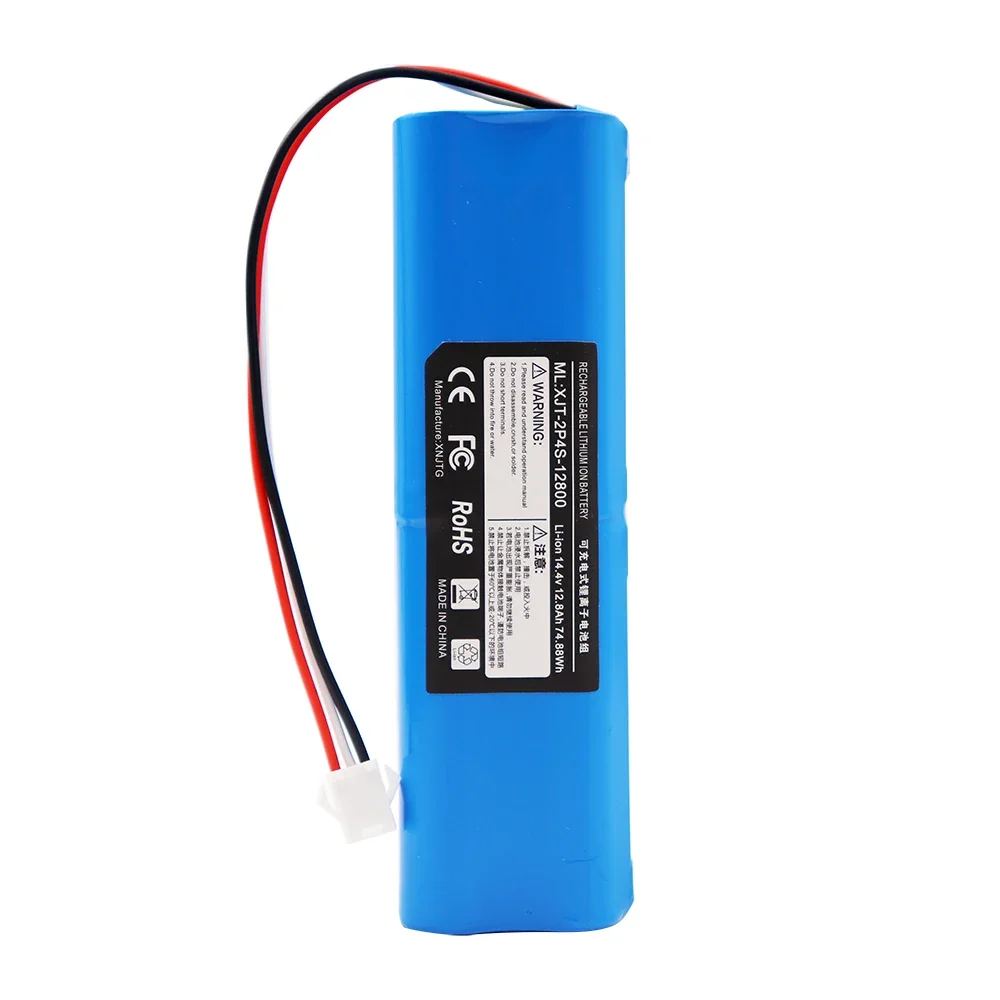 12800mAh For XiaoMi Lydsto R1 Rechargeable Li-ion Battery Robot Vacuum Cleaner R1 Battery Pack