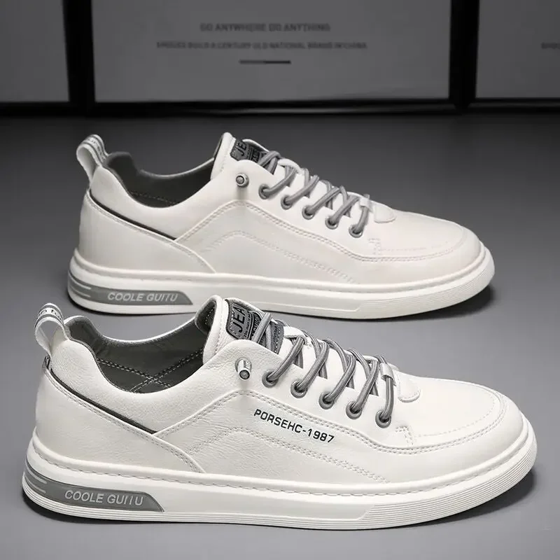Mens Shoes Men's Spring Breathable Sports and Leisure Board Trendy Cloth Shoes