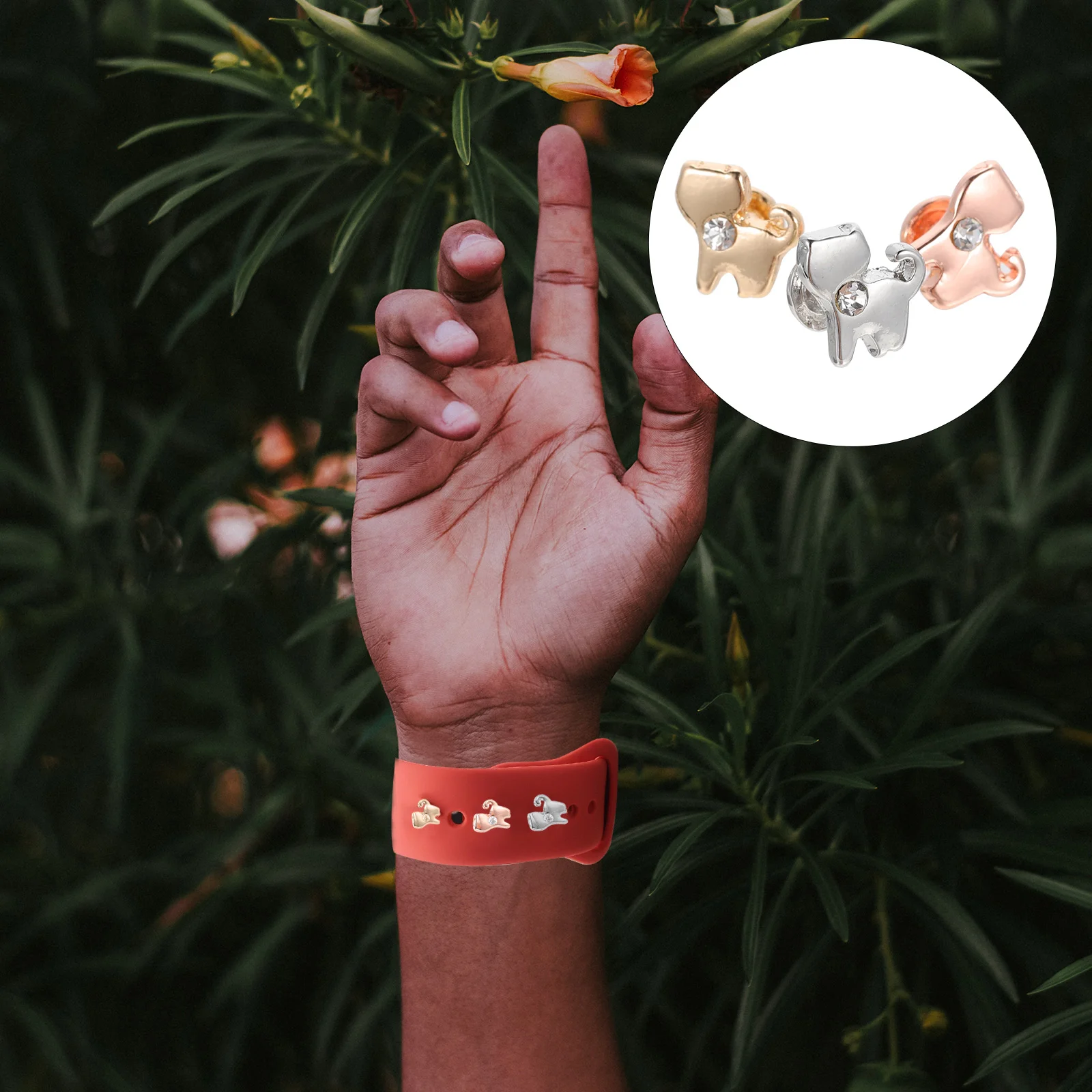 

3pcs Watch Strap Nails Watch Belt Decors Nail Studs for Watch Strap Watch Band Adorns