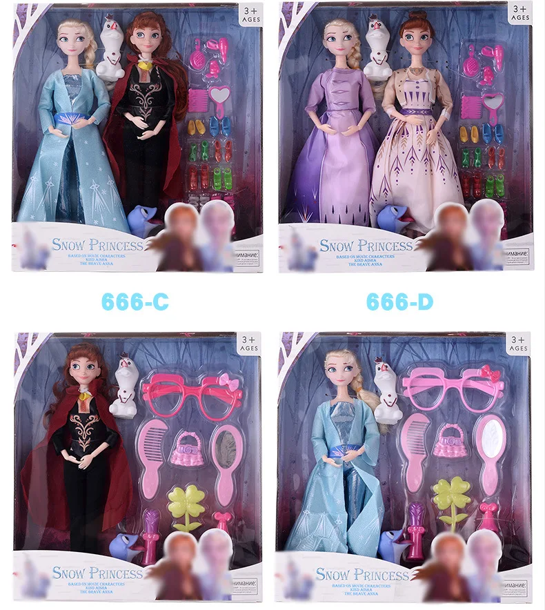 Boneca original da disney, 33cm, boneca frozen, elsa, anna, princesa,  rainha da neve, coleção de brinquedos para meninas - AliExpress