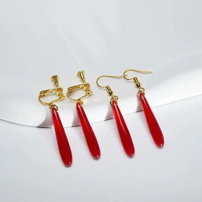Anime Frieren: Beyond Journey's End Cosplay Earrings Unisex Pendant Ear Studs Jewelry Cosplay Rings Eardrop Accessories Gifts 2
